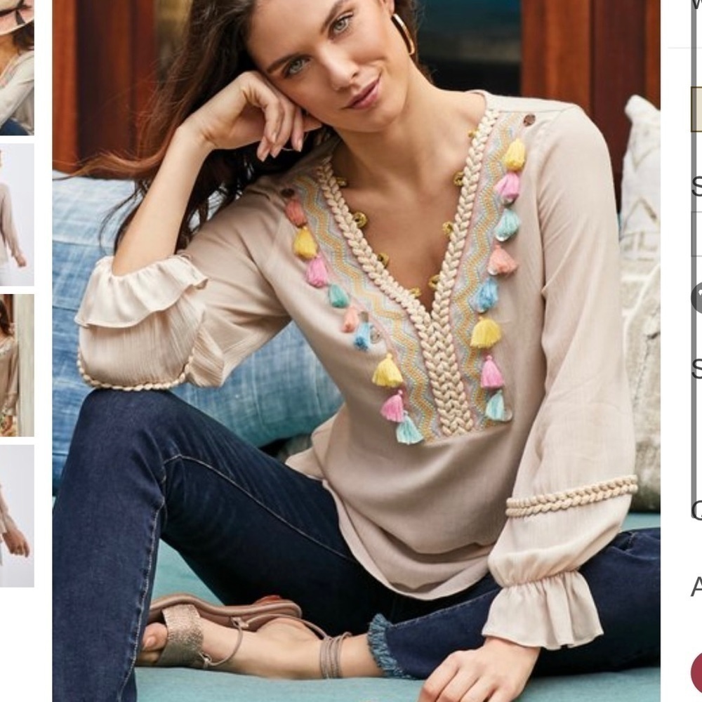NWT Soft Surroundings Clementine tunic - Picture 2 of 10